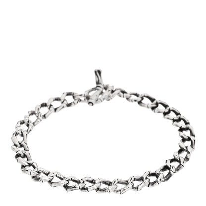 John Hardy Sterling Silver Bamboo Link Chain Toggle Bracelet 1 of 4