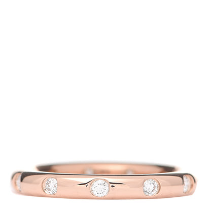 Tiffany 18K Rose Gold Diamond Bezet Band Ring 47 4 3 of 4