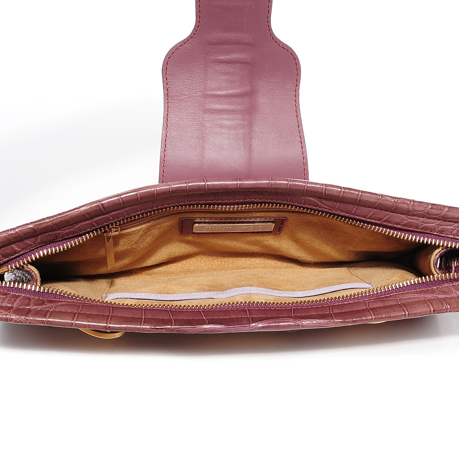 Jimmy Choo Crocodile Tulita Clutch 6 of 6