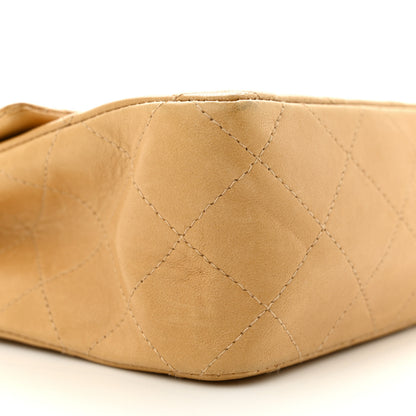 Chanel Lambskin Quilted Mini Square Flap Beige 9 of 13