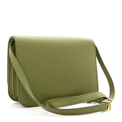 Burberry Grained Calfskin Small TB Bag Spruce Green 3 of 11