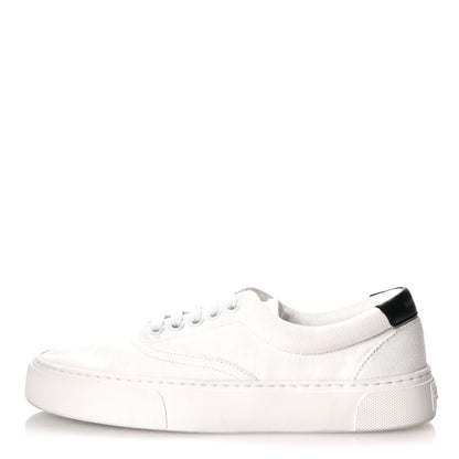 Saint Laurent Canvas Venice Sneakers 36.5 White 1 of 8