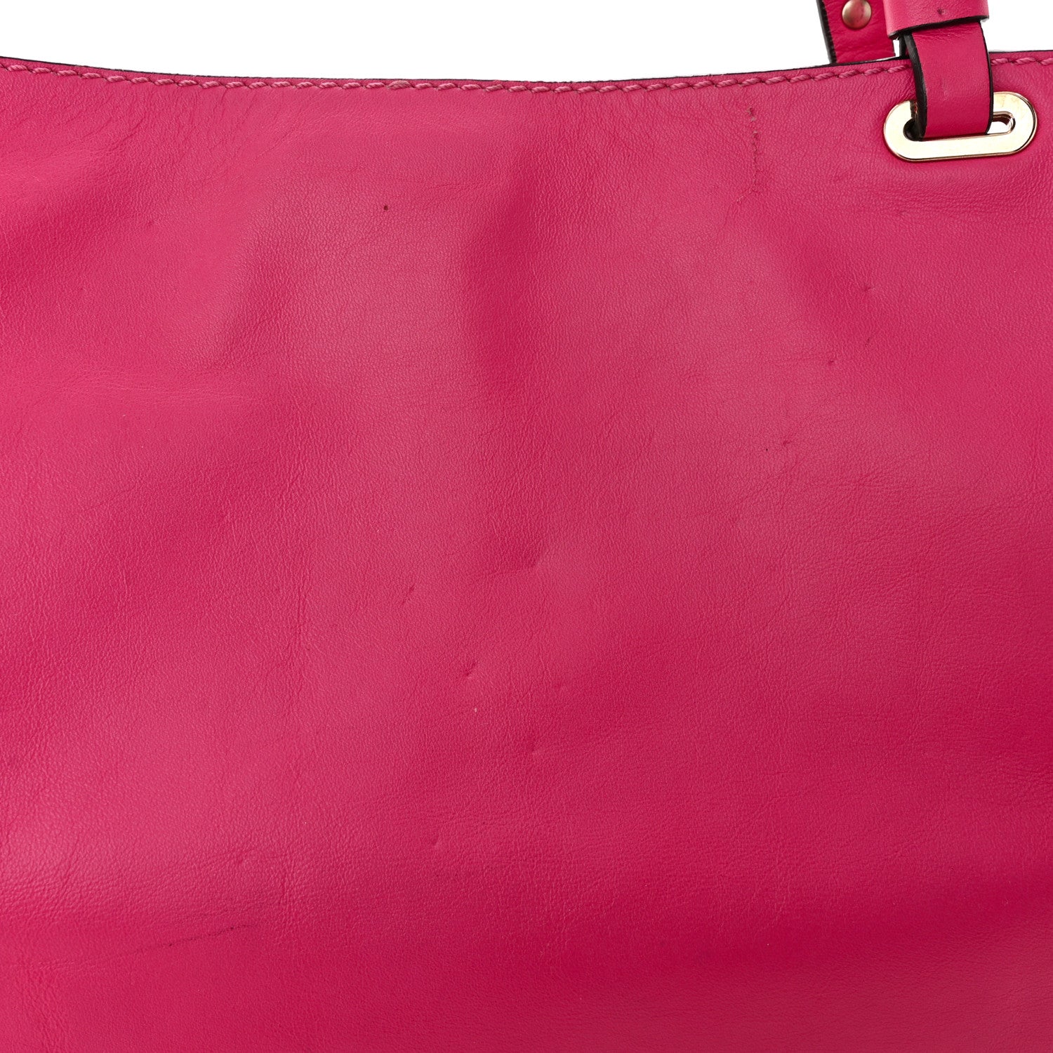Valentino Garavani Vitello Medium Rockstud All Over Tote Pop Fuxia 15 of 18