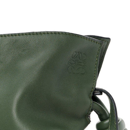 Loewe Calfskin Small Flamenco Knot Bag Avocado Green 8 of 12