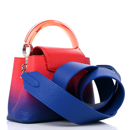 Louis Vuitton Taurillon Ombre Mini Capucines Blue 3 of 8