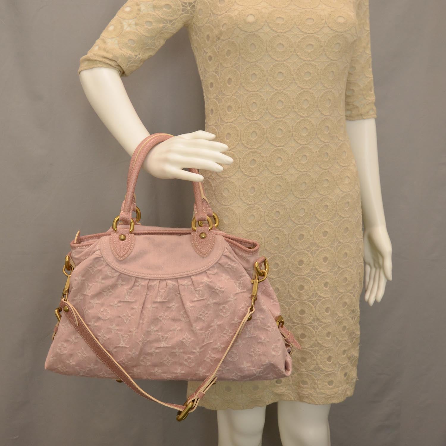 Louis Vuitton Denim Neo Cabby MM Rose 2 of 7