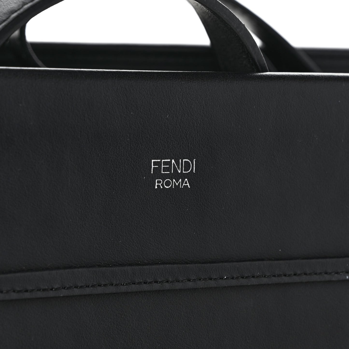 Vitello Century Opaco F is Fendi Regular Runaway Satchel Black