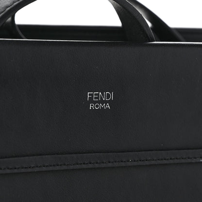 Fendi Vitello Century Opaco F is Fendi Regular Runaway Satchel Black 6 of 9