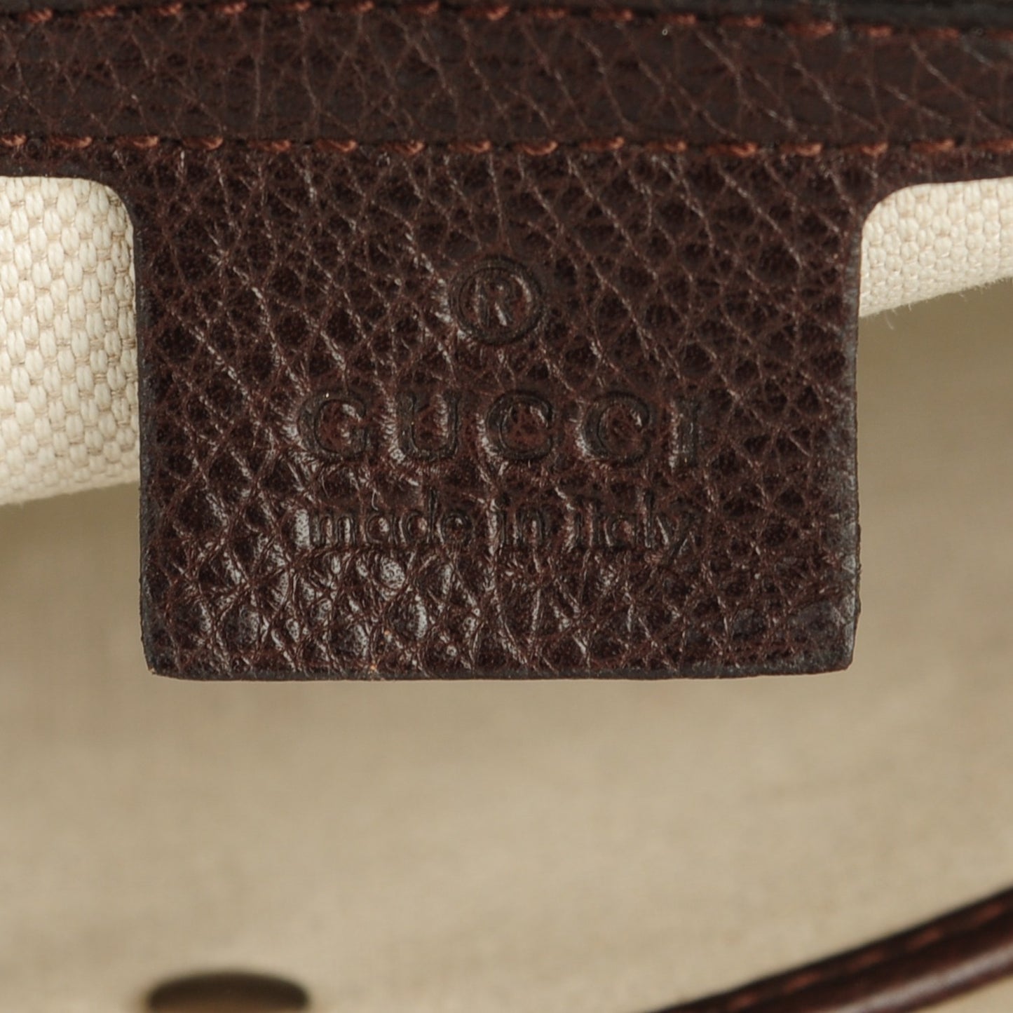 Monogram Large New Bamboo Top Handle Bag Brown