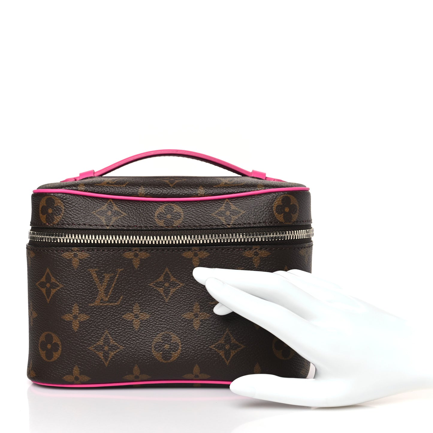 Monogram Macassar Nice Mini Fuchsia