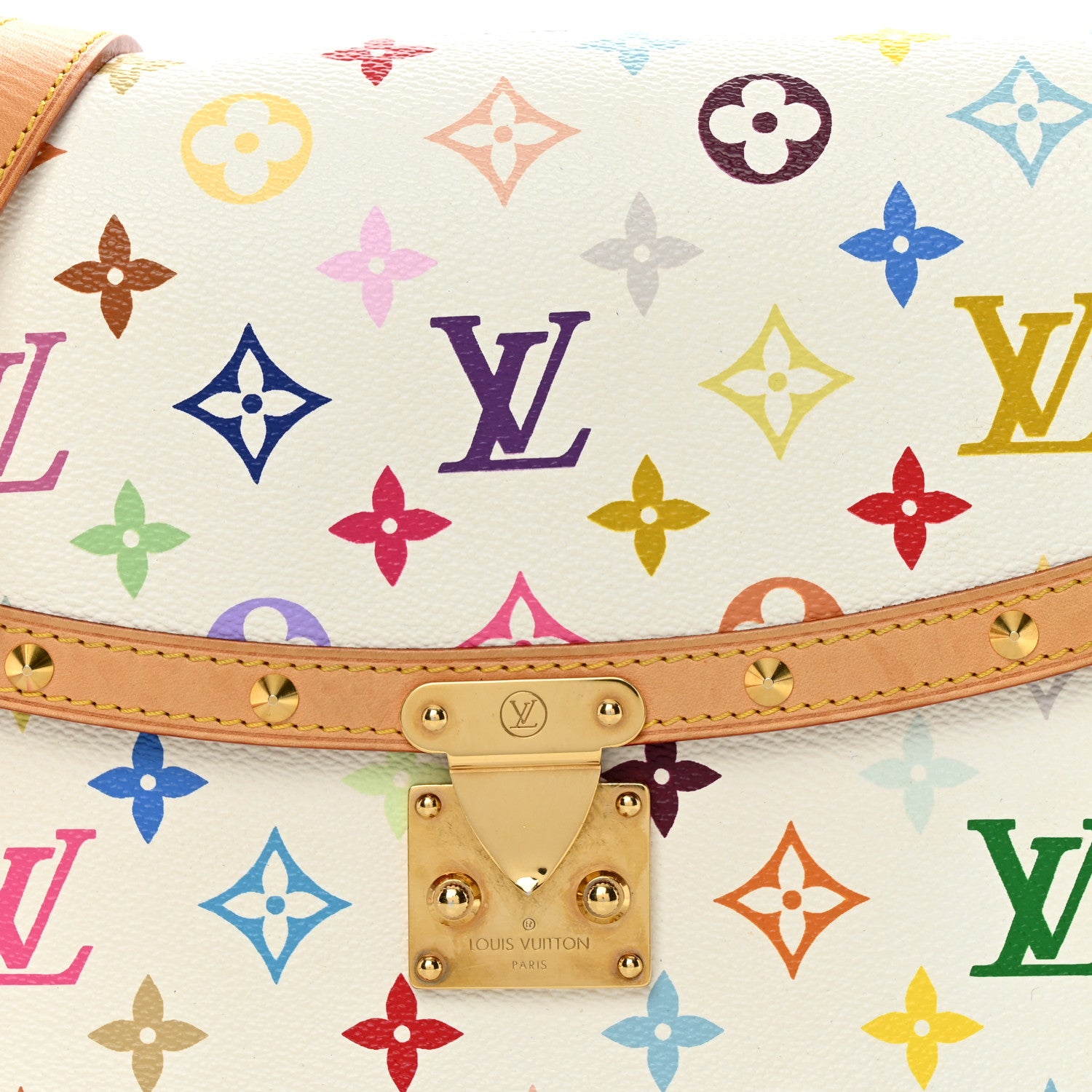 Louis Vuitton Monogram Multicolor Sologne White 7 of 9
