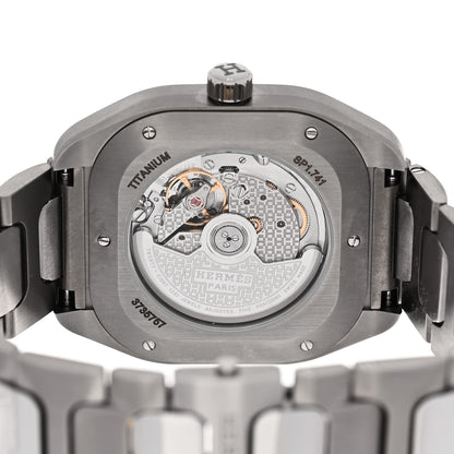 Hermes Titanium 39mm H08 Automatic Watch 4 of 5