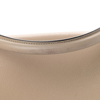Celine Drummed Calfskin Suede Small Trapeze Dune 17 of 19