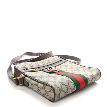 Gucci GG Supreme Monogram Web Small Ophidia Messenger Bag Brown 4 of 12