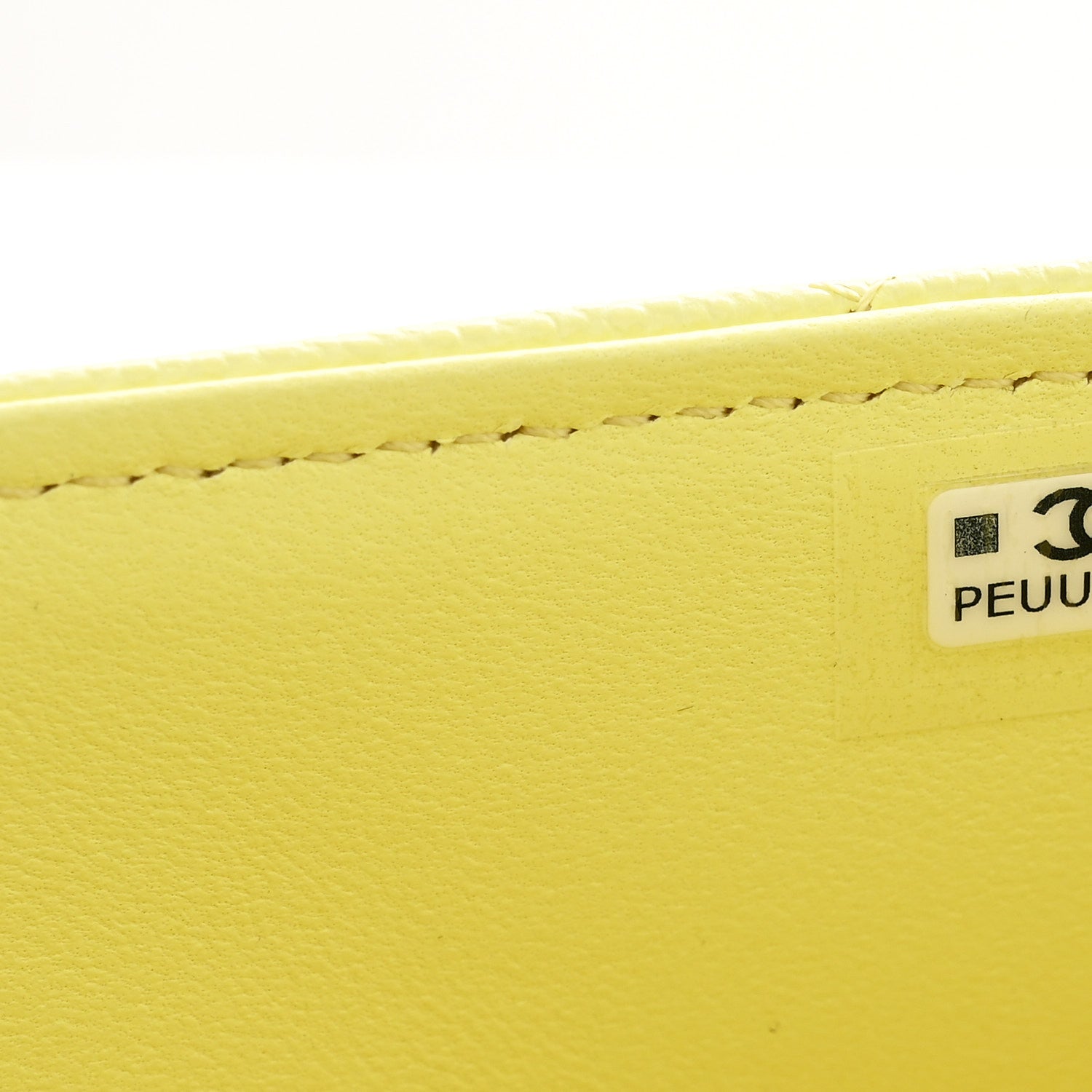 Chanel Caviar Quilted Retro Mini Twist Top Handle Clutch Flap Light Yellow 7 of 11