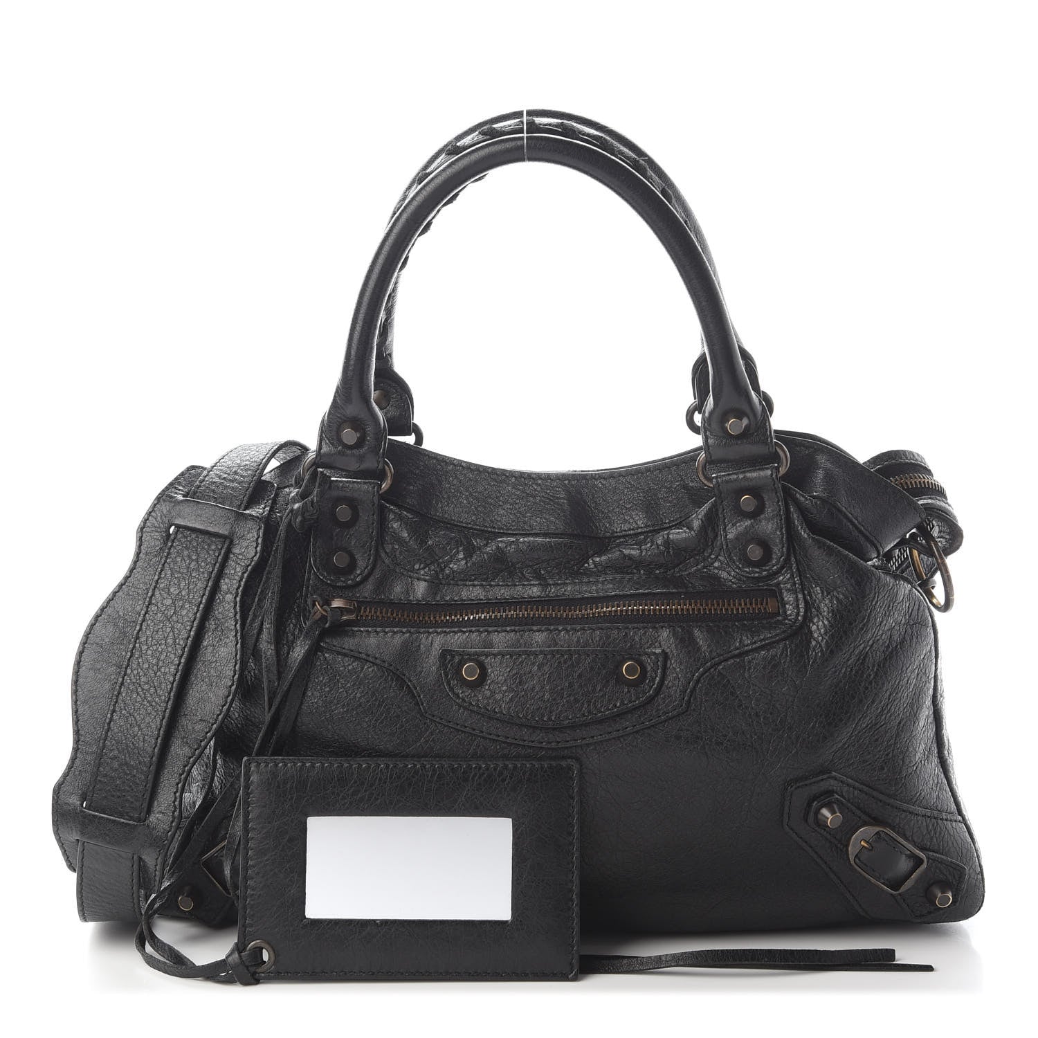 Balenciaga Agneau Classic Hardware Town Black 1 of 8