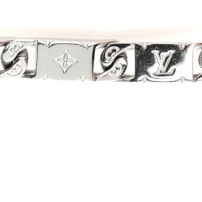 Louis Vuitton Metal Monogram Tied Up Necklace Silver 4 of 5