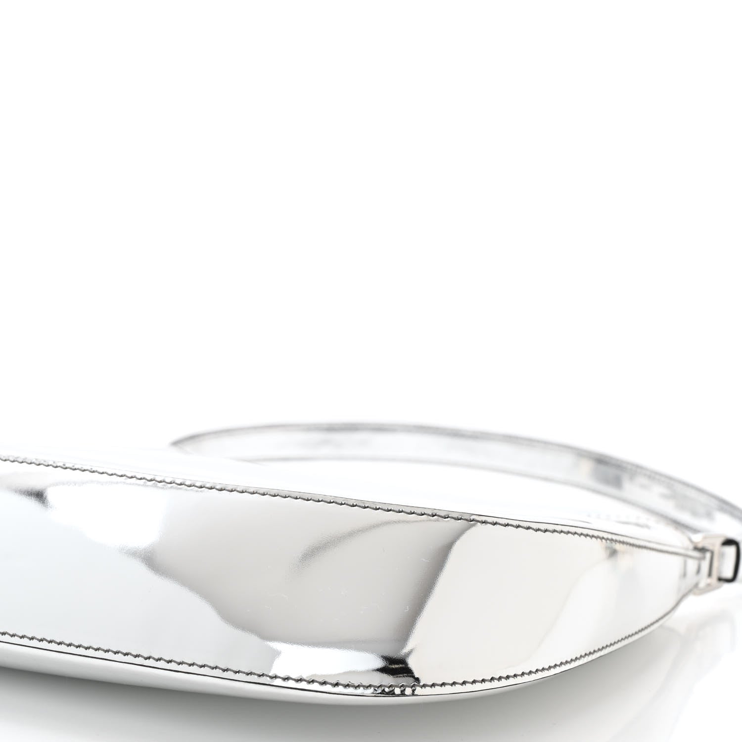 Prada Spazzolato Cleo Shoulder Bag Argento 10 of 11