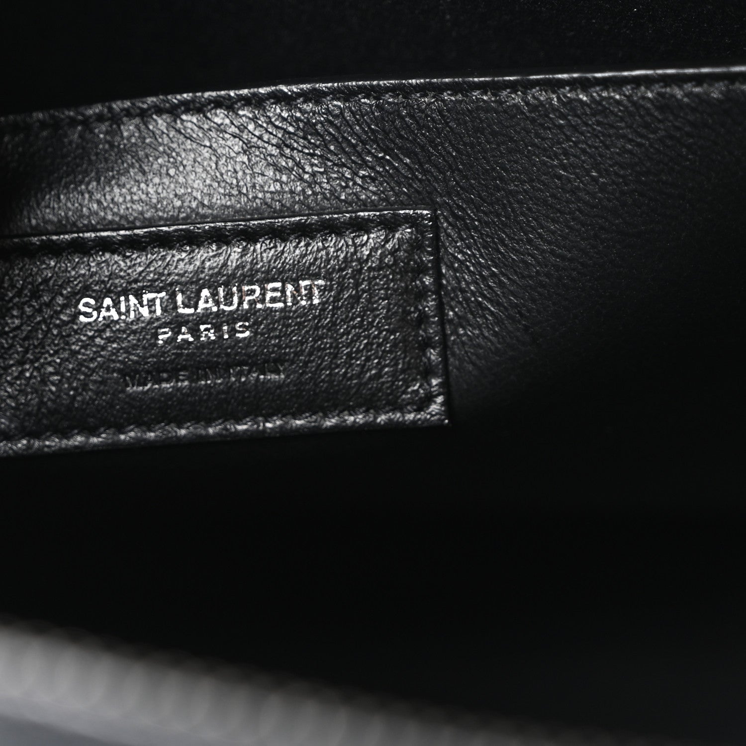 Saint Laurent Raffia Shiny Calfskin Large Uptown Tote Black 7 of 10