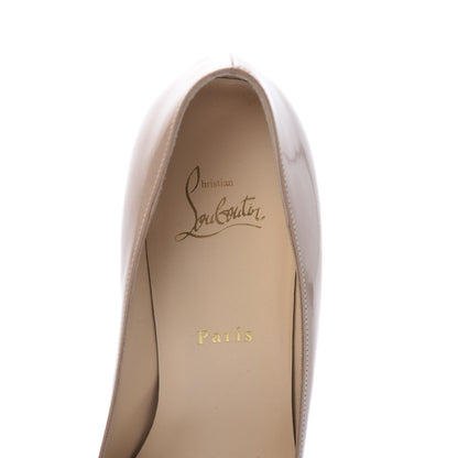 Christian Louboutin Patent Simple 85 Pumps 40 Nude 6 of 10