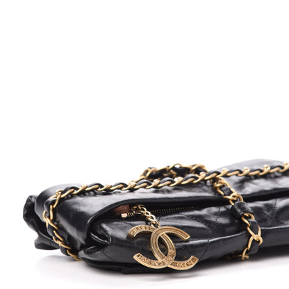 Chanel Calfskin Quilted Baluchon Black 10 of 13