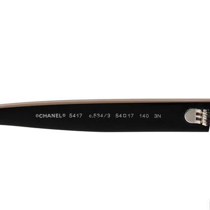 Chanel Acetate Square Sunglasses 5417 Black 5 of 8