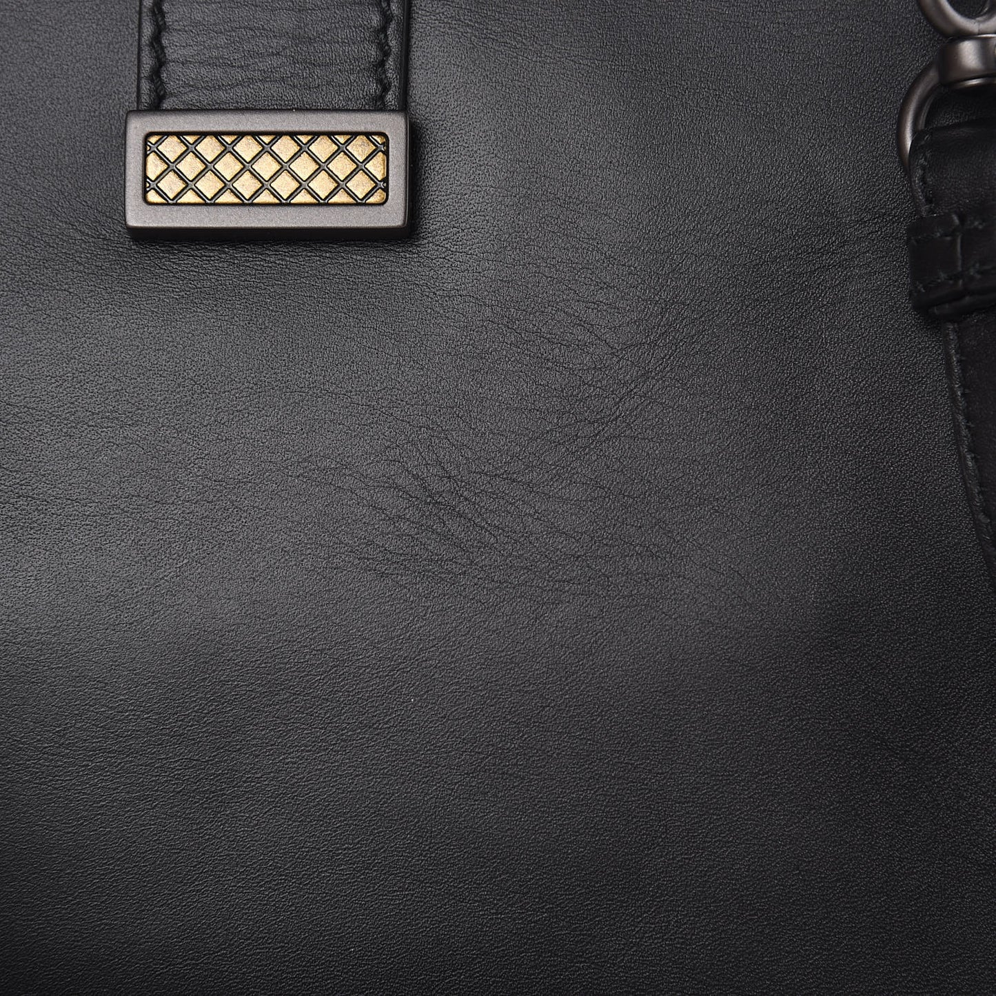 Nappa Small Piazza Bag Black