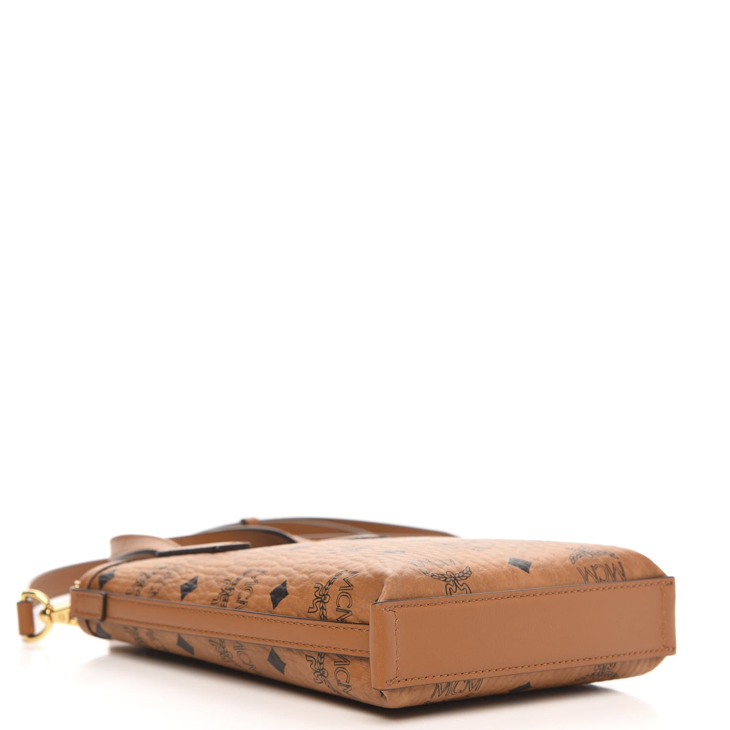 MCM Visetos Essential Crossbody Bag Cognac 4 of 8