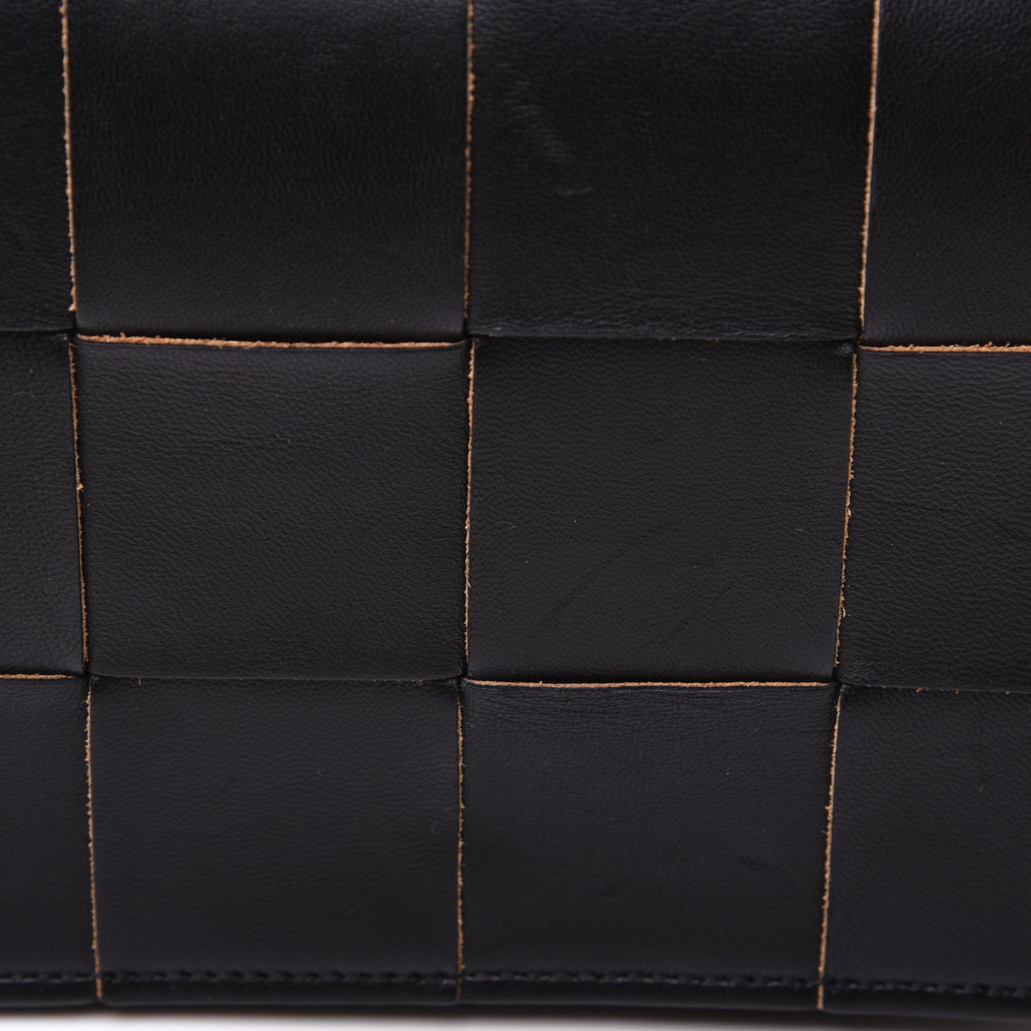 Bottega Veneta Lambskin Maxi Intrecciato Mini Cassette Crossbody Bag Black 14 of 18
