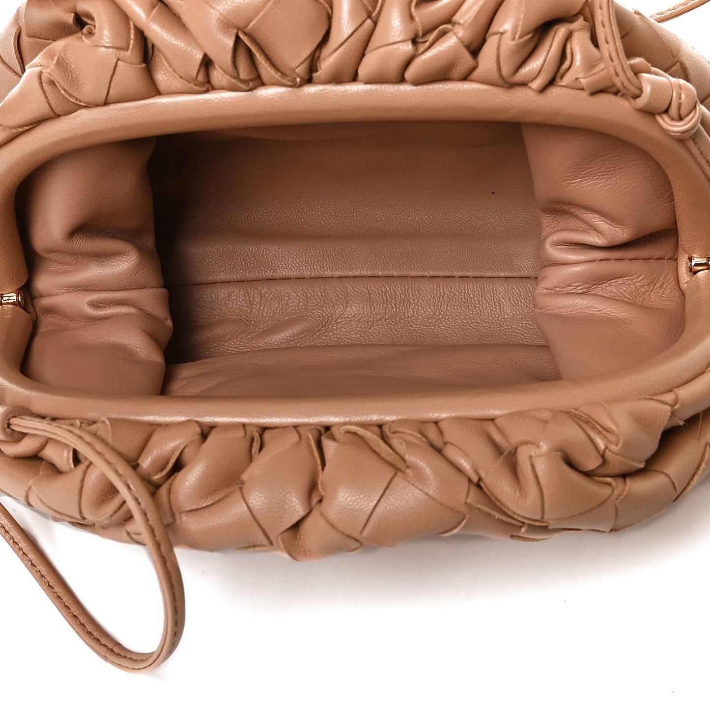 Nappa Intrecciato The Mini Pouch Sandalwood