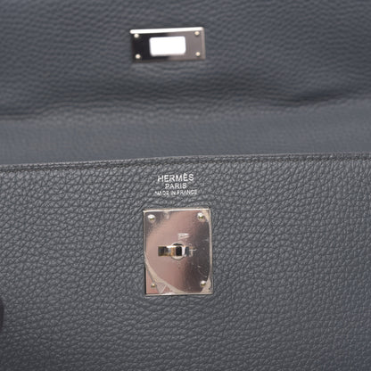 Hermes Togo Kelly Retourne 32 Bleu Orage 6 of 14