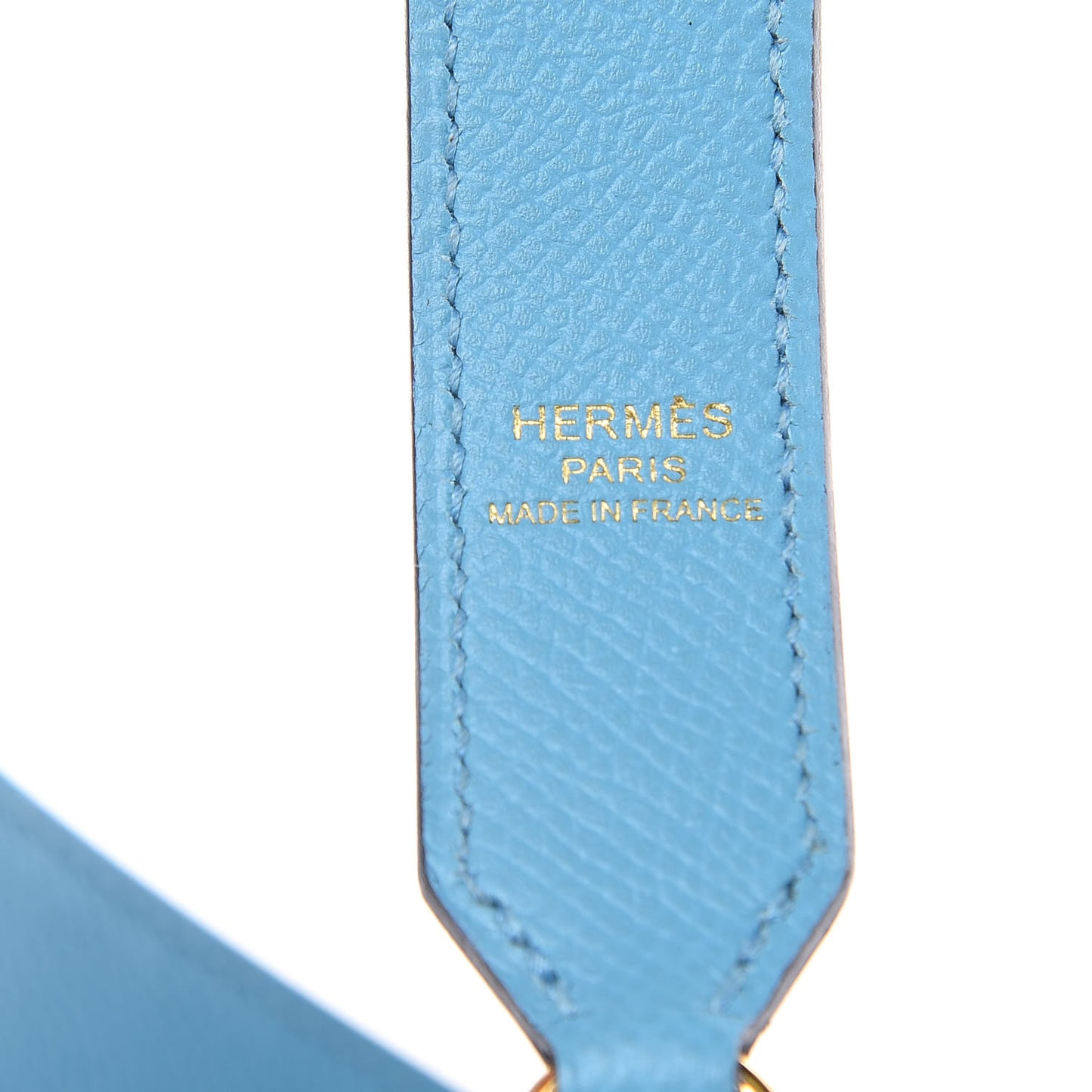 Epsom 25mm Tressage Shoulder Strap Bleu De Nord Rouge De Coeur Gold