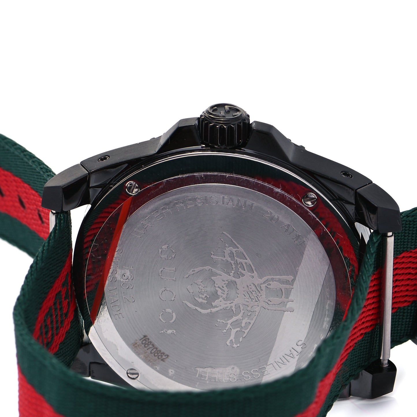 Stainless Steel Nylon 45mm Le Marche Des Merveilles Bee Quartz Watch Green