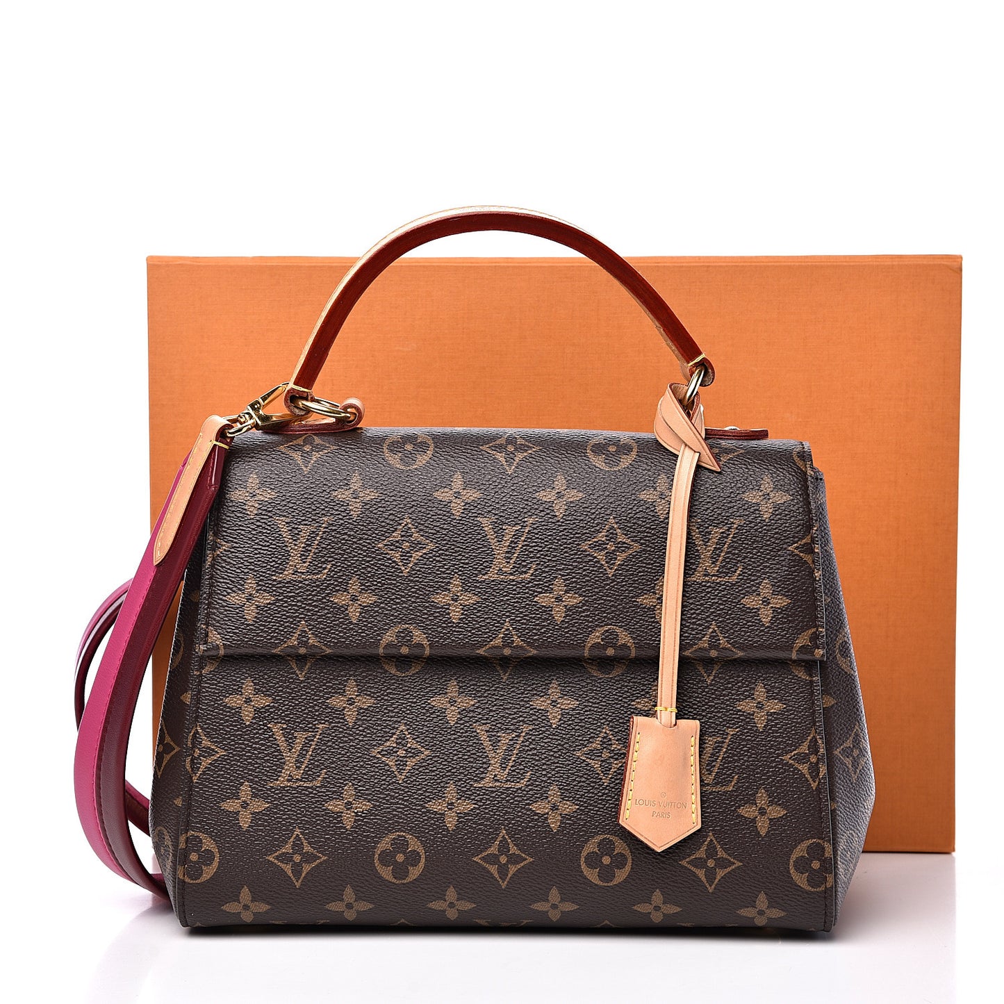 Monogram Cluny BB Bordeaux Fuchsia
