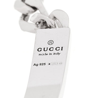 Gucci Sterling Silver GucciGhost Hamlet Skull ID Chain Bracelet 5 of 5