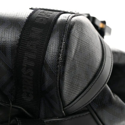 Christian Dior Canvas CD Diamond Hit The Road Backpack Black 7 of 13