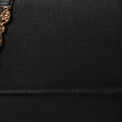 Versace Grained Calfskin Virtus Wallet On Strap Black 9 of 15