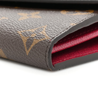 Louis Vuitton Monogram Sarah Wallet NM Fuchsia 9 of 10