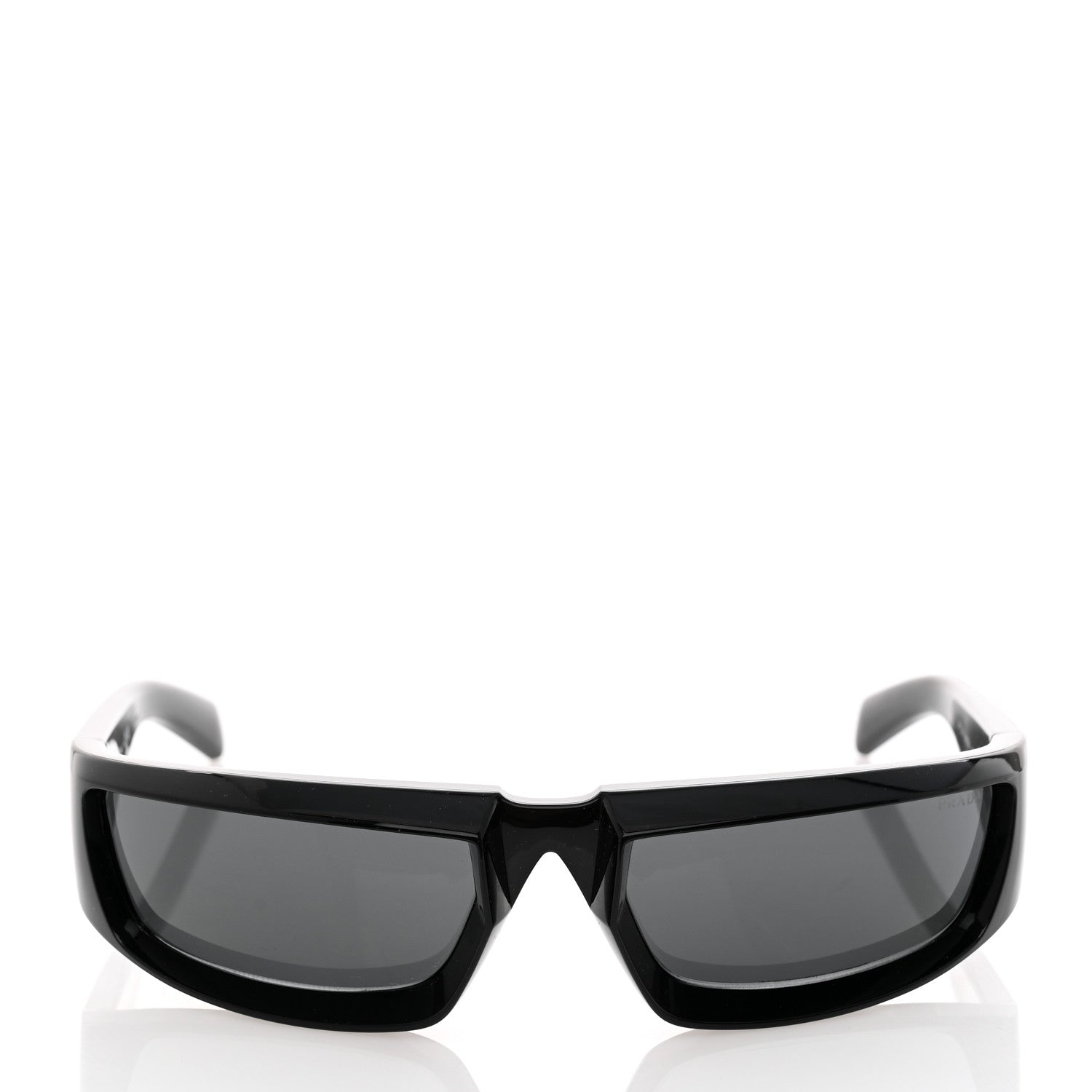 Prada Acetate Runway Sunglasses SPR 25Y Slate Gray 2 of 8