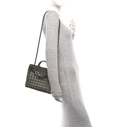 Bottega Veneta Nappa Intrecciato Small Andiamo Shoulder Bag Pickle 2 of 10