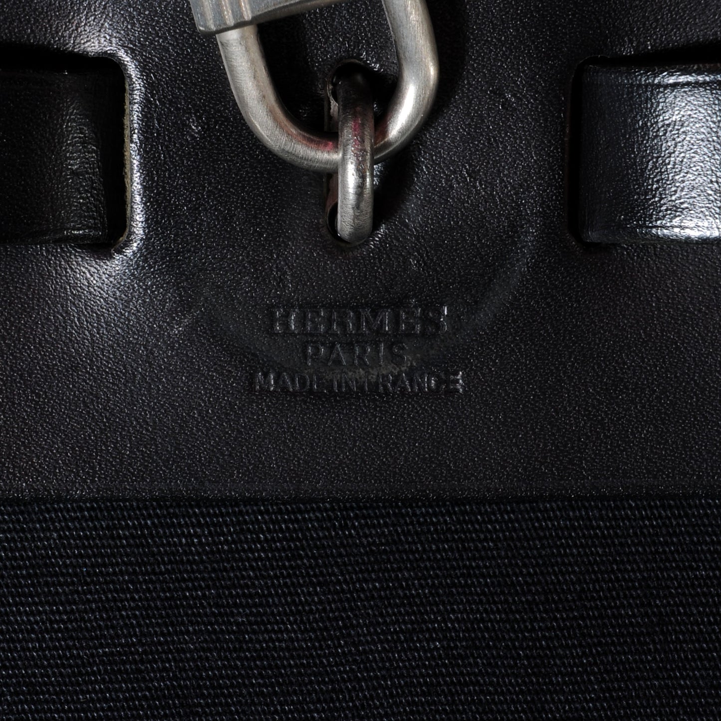 Toile Vache Calfskin Herbag 39 MM Black