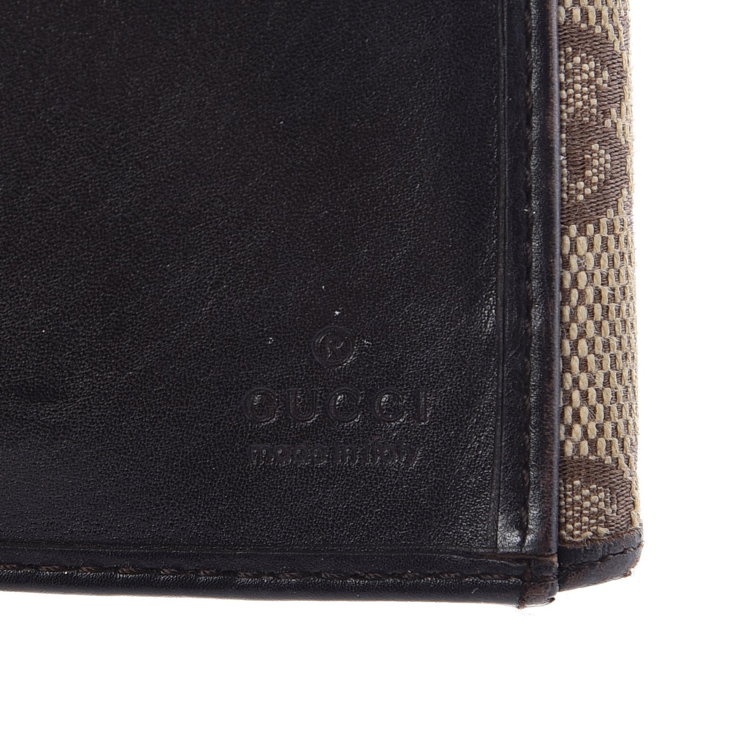 Monogram Web GG Reins Wallet Dark Brown