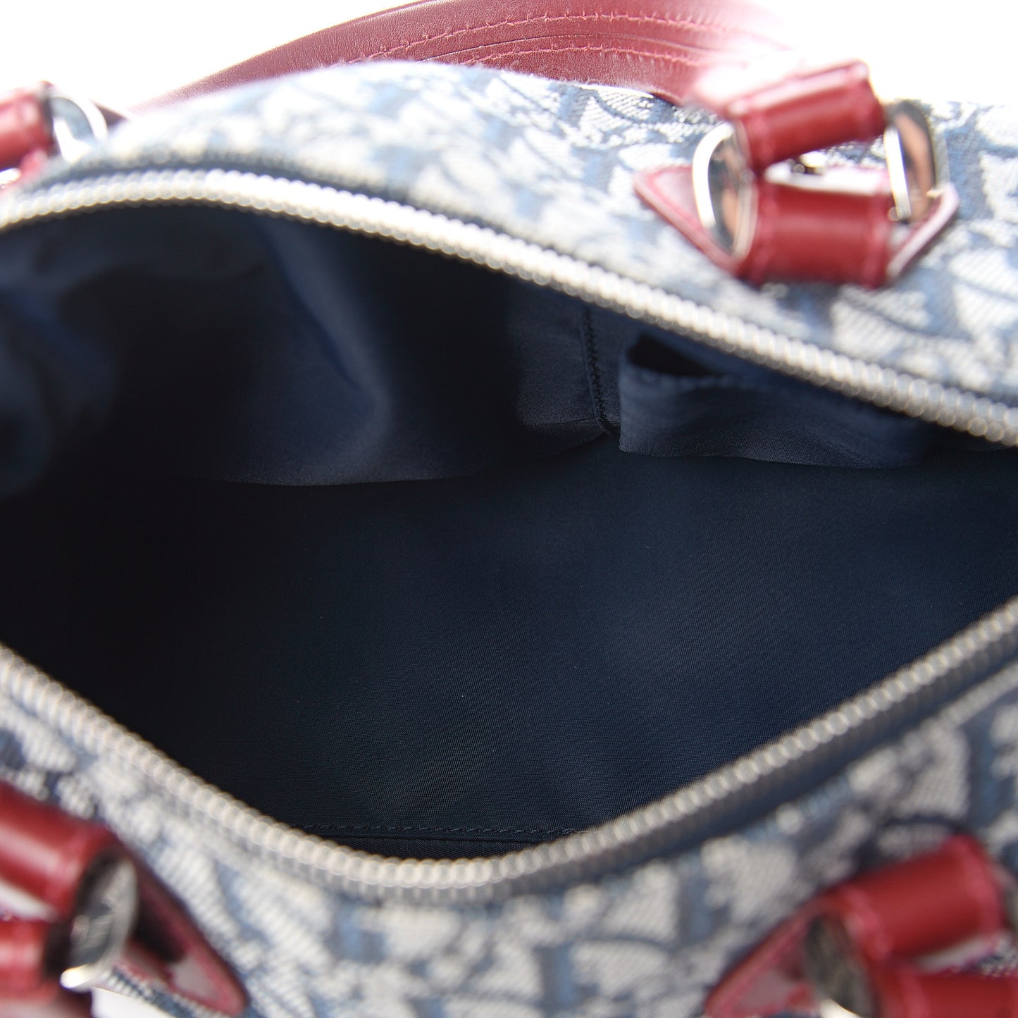 Monogram Boston Navy Red