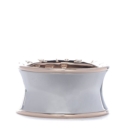 Bulgari Stainless Steel 18K Rose Gold Anish Kapoor B.Zero1 Ring 58 8.25 1 of 6