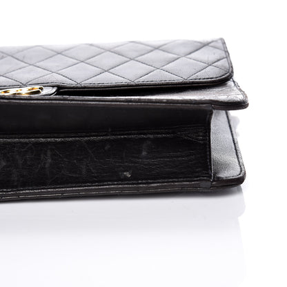 Chanel Lambskin Quilted Medium Single Flap Black 14 of 21