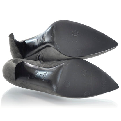 Prada Suede Ankle Boots 37 Grey 7 of 8