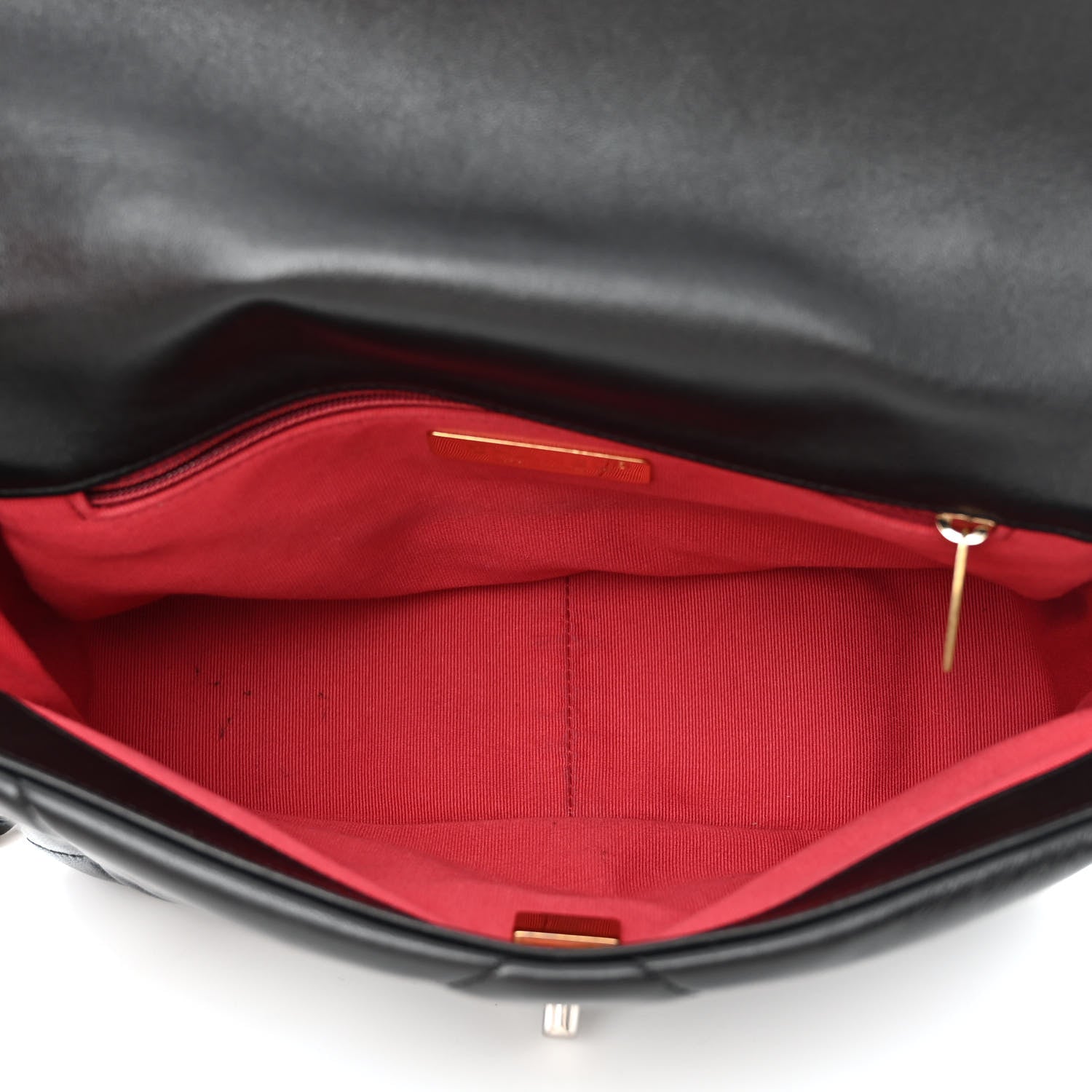 Chanel Lambskin Quilted Medium Chanel 19 Flap Black 5 of 10