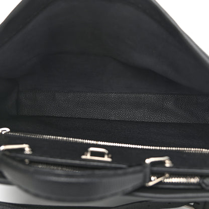 Fendi Cuoio Romano Selleria Large Mens Peekaboo Iconic Essential Satchel Black 5 of 12