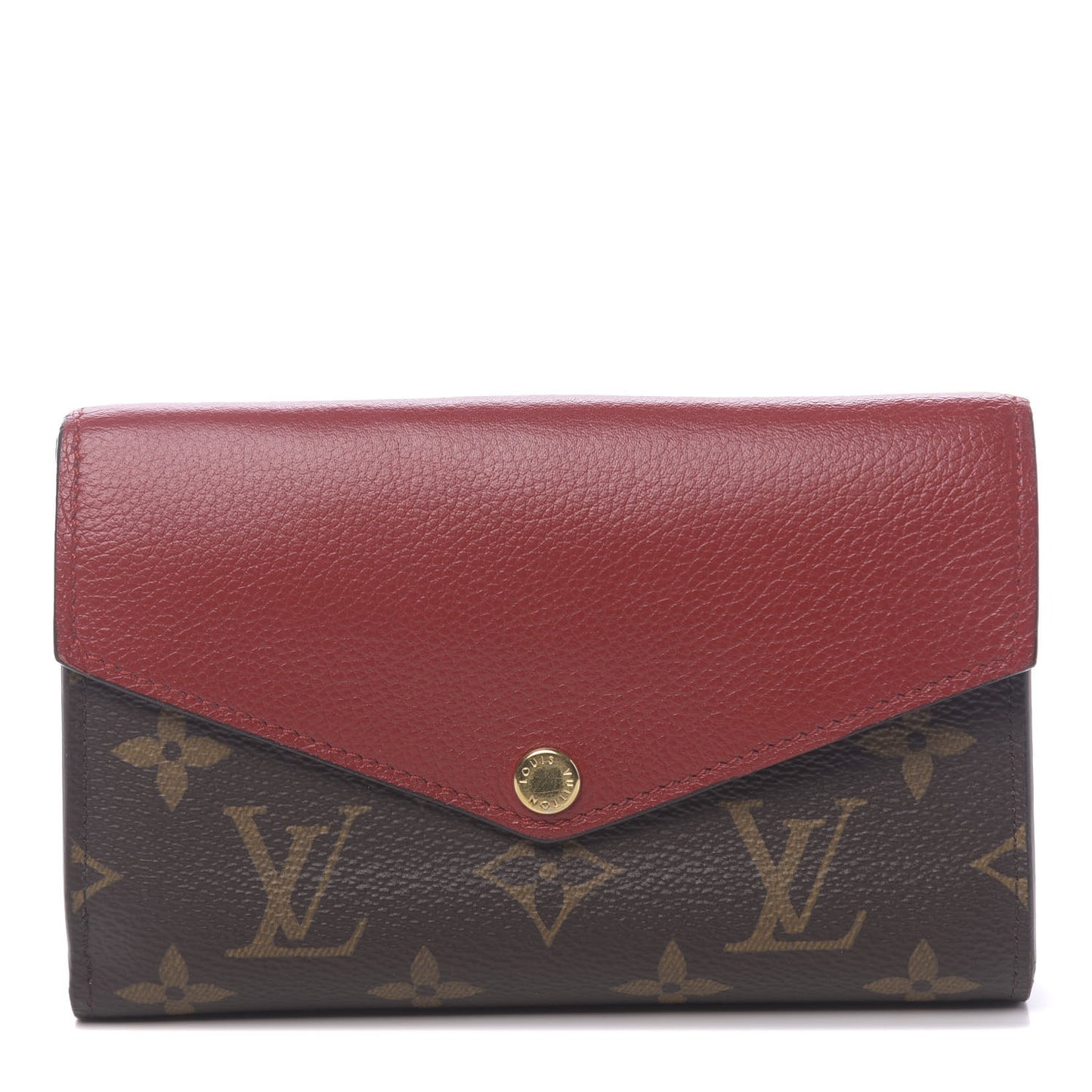 Monogram Pallas Compact Wallet Cherry