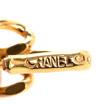 Chanel Lambskin CC Chain Belt Green Gold 3 of 7